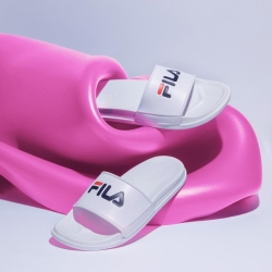 Fila Slick Tender - Miesten Sandaalit - Valkoinen | FI-83875